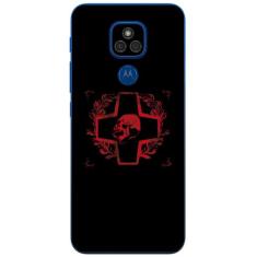 Capa Adesivo Skin023 Verso Para Motorola Moto E7 Plus (2020) - KawaSki