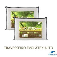 Kit 2 Travesseiro Evolátex Suporte Alto - Fibrasca