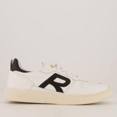 Tênis Reserva Type R Branco e Preto-Masculino