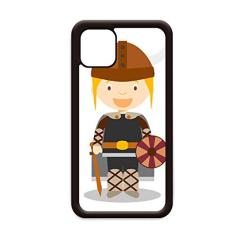 Capa Sweden Viking Cartoon para iPhone 11 Pro Max para Apple Mobile Case Shell