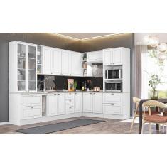 Cozinha Modulada Americana com 13 Peças Branco HP - Henn
