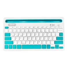 Teclado Bluetooth - Oex - Class Cinza E Azul