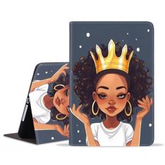 FVAENDHIO Capa para iPad Mini 6 2021, capa protetora de couro, capa inteligente com suporte ajustável para despertar/hibernar automática para iPad Mini 6ª geração de 8,3 polegadas, menina