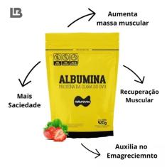 Albumina Clara De Ovo Morango 420 Gr