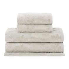 Jogo de Toalhas Buddemeyer Lollipop Gigante Bege 5 peças