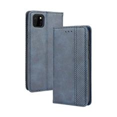 Capa para Huawei Y5P, carteira com suporte de couro, capa flip para Huawei Y5P, capa magnética retrô, capa de telefone carteira com compartimentos para cartões