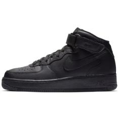 Nike Tênis masculino Air Force 1 Mid '07, Preto, 41