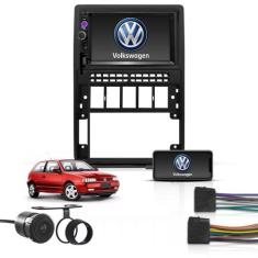 Kit Central Multimidia 2Din Mp5 Bt Espelha Volkswagen Gol G2 - First O