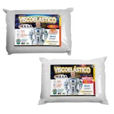 Kit 2 Travesseiros Nasa - 18cm e com 12cm - MarcByan