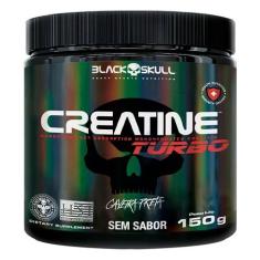 Creatina Turbo Black Skull 150g - Suplemento de Creatina Monohidratada