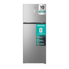 Imagem de Geladeira Hisense Frost Free 466L Duplex Inverter RT3N461 Portas Planas Prateleiras de Vidro Econômica Inox