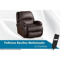 Poltrona Reclinável Motorizada p/ Sala Divino Urbany Zero Wall Giro e 