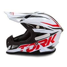 Capacete Motocross Pro Tork Fast 788 Branco/Vermelho 58