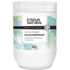 Creme De Massagem Anticelulite Algas Marinhas Dagua Natural - D'água N