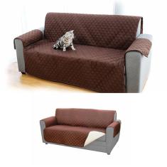 Capa Protetora Sofa Pet Cachorro Gato Bebida Comida 4 Lugares