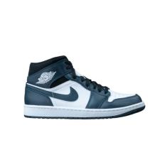 Nike Tênis masculino Air Jordan 1 Mid, Azul, 41