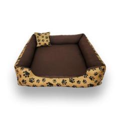 cama de cachorro grande 70x70cm cama G cama pet até15kg caminha com zí
