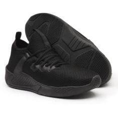 Tenis Masculino Sport em Elástico Solado Alto Anti Derrapante - Atria 