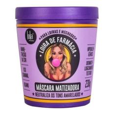 Máscara Matizadora Loira De Farmácia Lola Cosmetics 230g