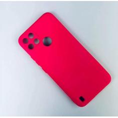 Case Capa Capinha C21Y Realme Silicone Aveludado Proteção de Câmera, R