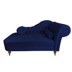 Recamier Divã Chaise Sofá Decorativo 1,6m Roma Sala de Estar - Mance D