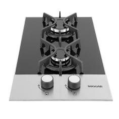 Cooktop Mesa Vidro E Inox 2Q À Gas Fg2002Fvpix Suggar Bivolt, Bivolt