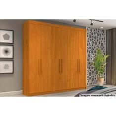 Guarda Roupa Casal 6 Portas E 4 Gavetas França Cinamomo - Conquista