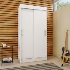 Guarda-Roupa Solteiro Bilbao 2PT Branco