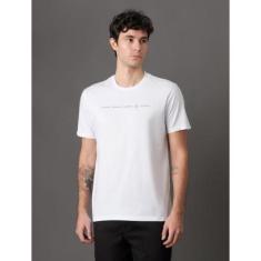 Camiseta Calvin Klein Basica Masculina-Masculino