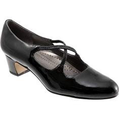 Trotters Sapato feminino Jamie, Patente preta, 36