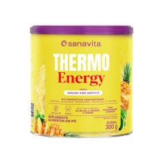 Thermo Energy Pré Treino Sabor Abacaxi com Hortelã 300g Sanavita