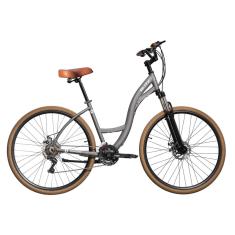 Bicicleta Aro 29 BLITZ Comodo Alum. Full Shimano 21v Freios a Disco com Suspensão-Unissex