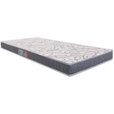 Colchão de Solteiro Hellen Pro Confort Espuma D23 12x78x188 cm - Cinza/Branco