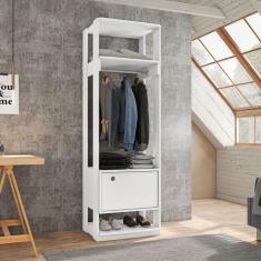 Guarda-Roupa Closet Titan 1 Porta Branco