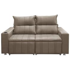 Sofá 2 lugares Retrátil e Reclinável Madri 1,50M - Suede