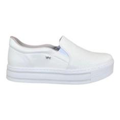 Tênis Via Marte Slip On Flatform Feminino 238601 Branco-Feminino
