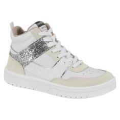 TÊNIS MOLECA CANO ALTO BRILHO 5791.103-Feminino