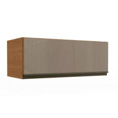 Armário Aéreo p/ Cozinha Maxxi G770 c/ 1 Porta Basculante c/ Vidro 80cm Canela - Kappesberg