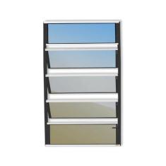 Janela de Alumínio Basculante 100x40cm Vidro Espelhado Plus Brimak