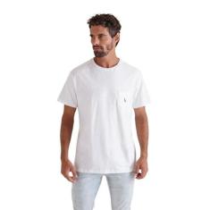 Camiseta Br Bolso Br Pica-Pau Bordado Reserva, Branco, P