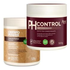 Kit Crespo Power Apse Creme De Pentear + Mascara Ph Control Anti Poros