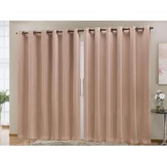 Cortina Blackout em Tecido Prime 3,00 m x 2,70 m - Avelã - ED Casa