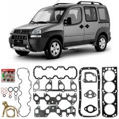 Jogo Junta Motor Fiat Doblo 1.8 2004 a 2010 Completo Sabó