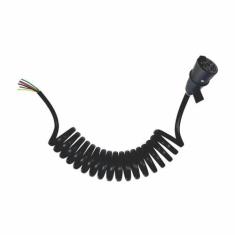 Chicote Elétrico Espiral 7 Vias - com 1 Engate - DNI 8336