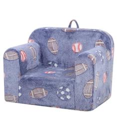 Cadeira de sofá infantil de assento único, sofá infantil de espuma com veludo que brilha no escuro, embalagem comprimida cadeira infantil de 3 anos, sofá infantil de tecido de vários padrões para uso