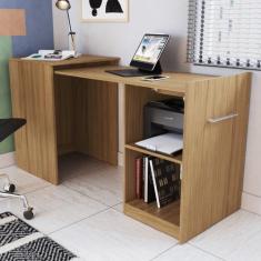 Escrivaninha Mesa Escritório Retrátil 145cm Smart - Decibal