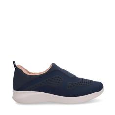 Tenis Usaflex Slip On Elastano-Feminino