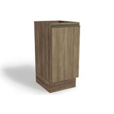 Balcão De Cozinha Modulado Maxxi G741 C/ 1 Porta S/ Tampo Nogal - Kappesberg