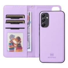 Capa compatível com Samsung Galaxy A34 5G Capa carteira destacável com suporte para cartão/alça de pulso, capa flip de couro PU com suporte magnético à prova de choque capa para telefone (cor