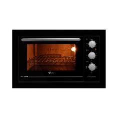 Forno Elétrico de Embutir Fischer Fit Line 48 litros Preto